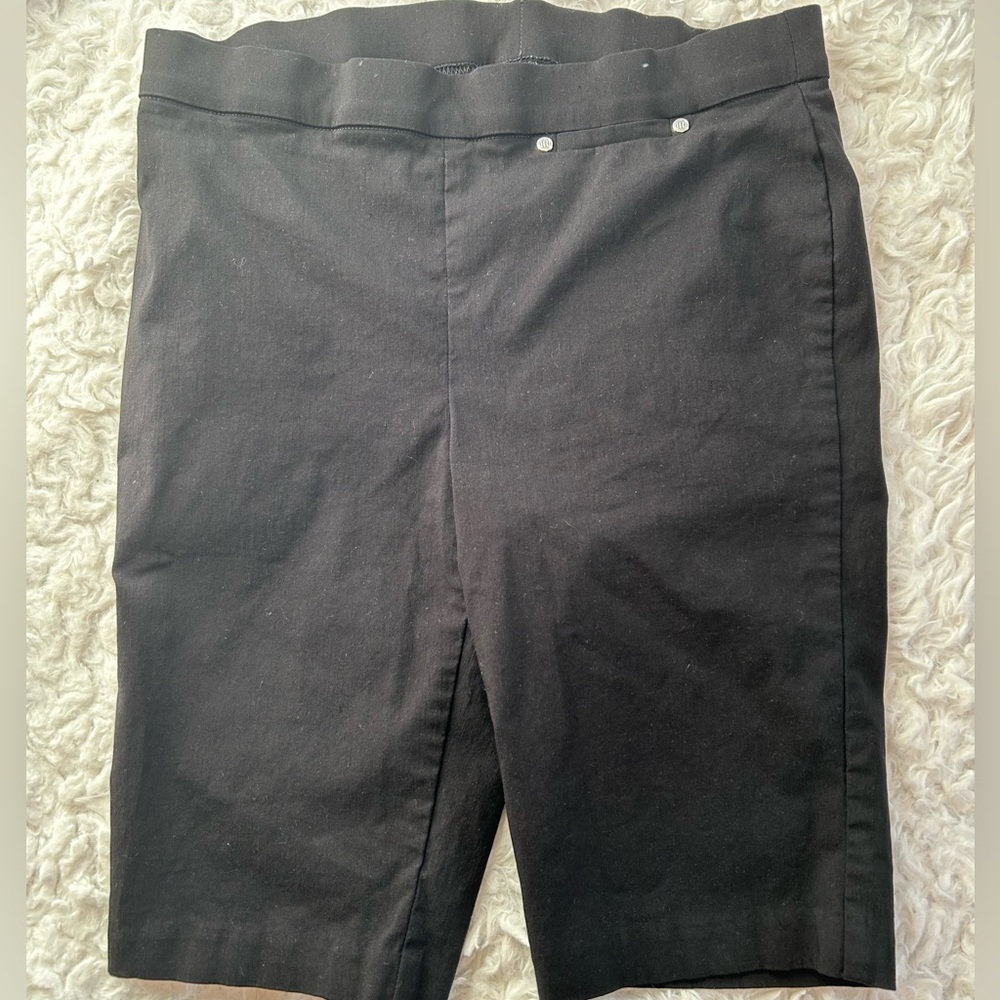 Women’s, Rafael, a, size 12 Bermuda shorts. Black excellent condition.